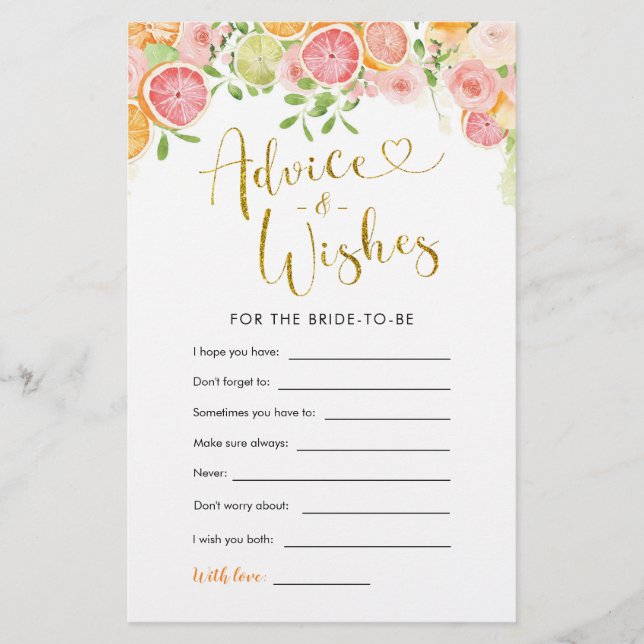 Grapefruit Citrus Möhippa Advice och Önskemål (Framsida)