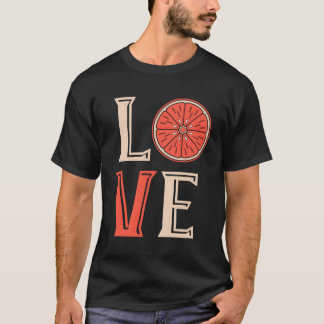 Grapefruit Kärlek Grapefruit Segce Fruit Sommarkla T Shirt