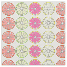 Grapefruit Lemon Lime Orange Citrus Fruit Slices Tyg