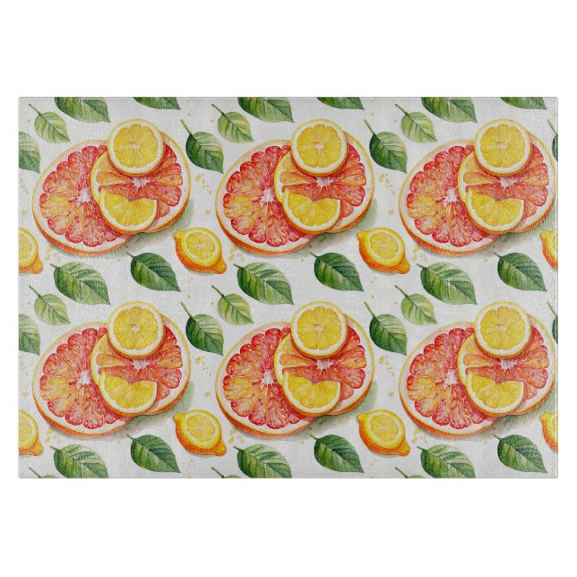 Grapefruit och Lemons Polka Dot Citrus (Framsidan)