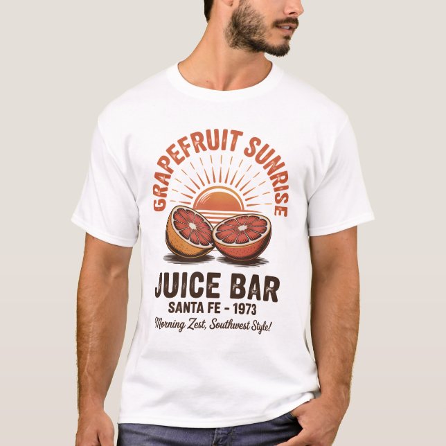 Grapefruit Sunrise Juice Bar T Shirt (Framsida)