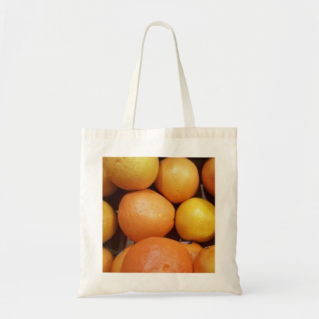 Grapefruit Tote Bag Tygkasse (Framsidan)