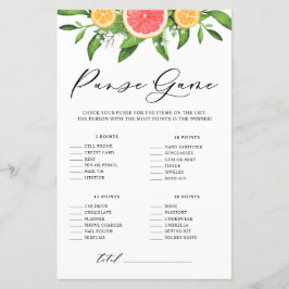 Grapefruit What's in your Purse Möhippa Game