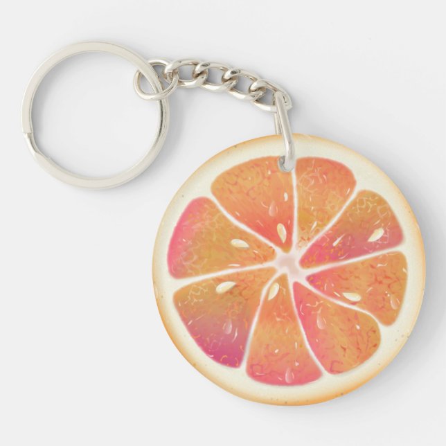Grapefrukt Citrus Frukt Skiva (Framsidan)