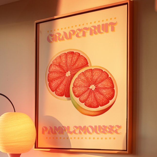 Grapefrukt | Pamplemousse Fransk Fruit Poster (Skapare uppladdad)