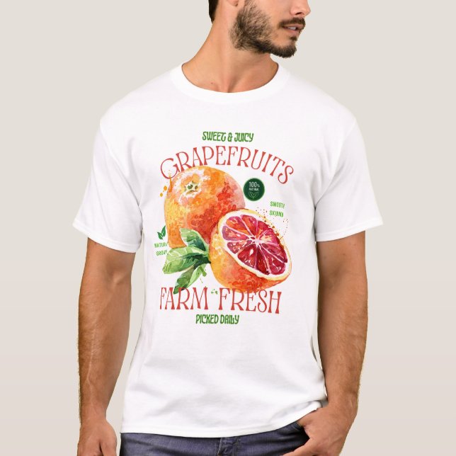 Grapefrukt T Shirt (Framsida)