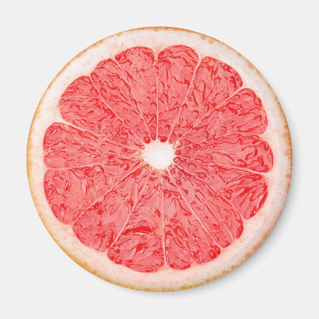 Grapefruktsegment Magnet (Framsidan)