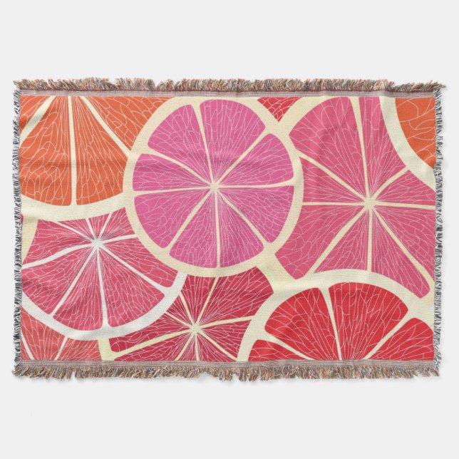 Grapefruktvintagebakgrund Mysfilt (Framsidan)