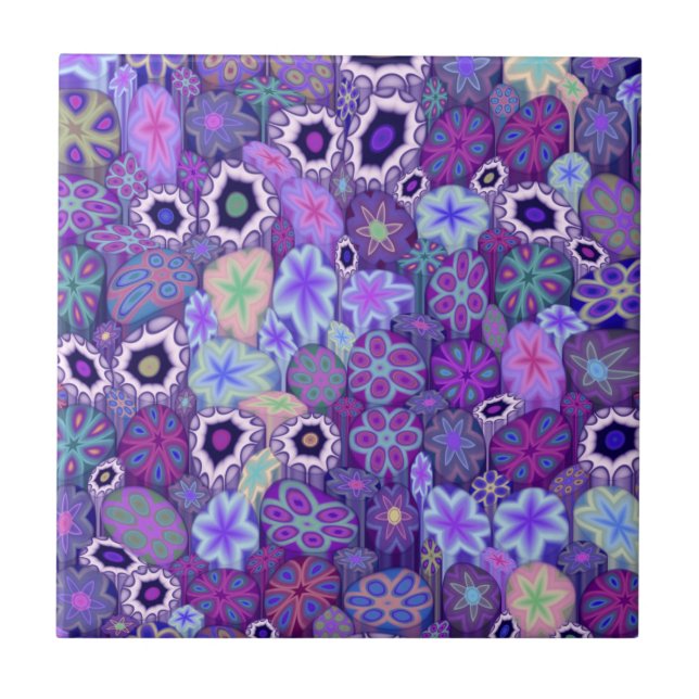 Grapeness Millefiori Kakelplatta (Framsidan)