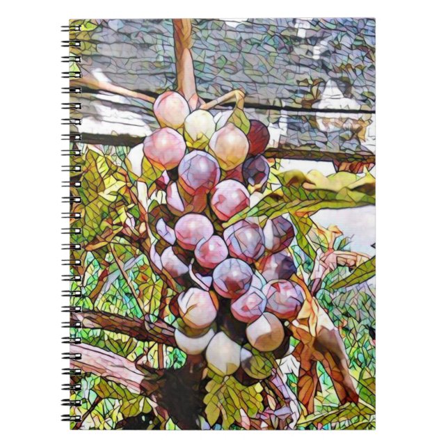 grapes. anteckningsbok (Framsidan)
