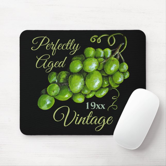 Grapes Mousepad Musmatta (Med mus)
