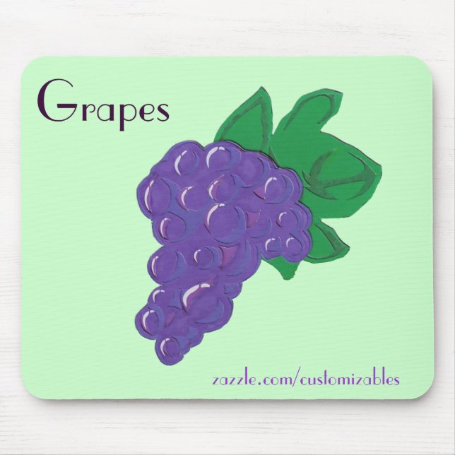 Grapes Mousepad Musmatta (Framsidan)