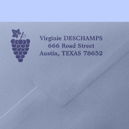Grapes Returadress Self-Inking Frimärke Självfärgande Stämpel