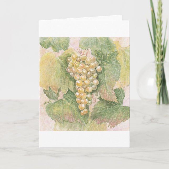 Grapevine Birthday Card Kort (Framsida)