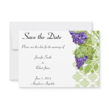 Grapevine Garden WedSave Save the Date
