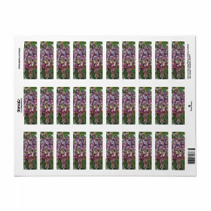 Grapevine Glory - Hyperrealistiska Vineyard Art fo Returadress Etikett