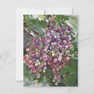 Grapevine Glory - Hyperrealistiska Vineyard Art fo Vykort