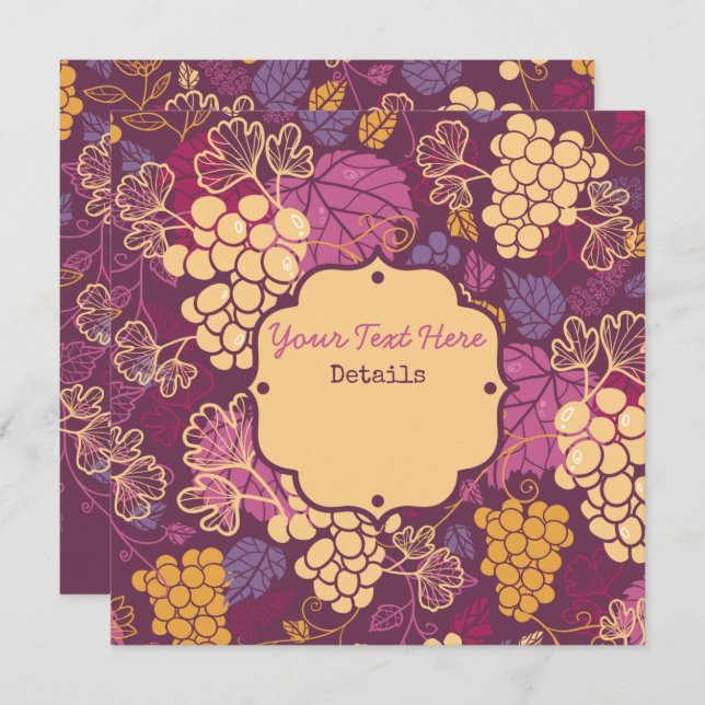 Grapevine Spara Datumet (Fram/baksida)