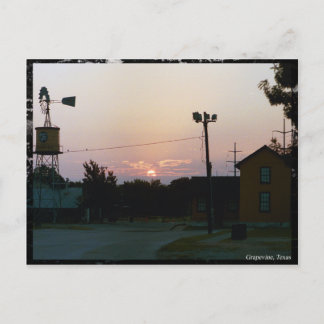 Grapevine Sunrise-vykort Vykort