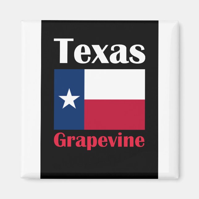 Grapevine TX Magnet (Framsidan)