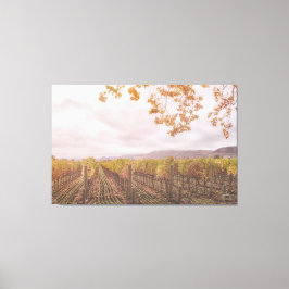 Grapeviner på hösten canvastryck
