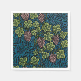  Grapevines with clusters of pink grapes  Pappersservett