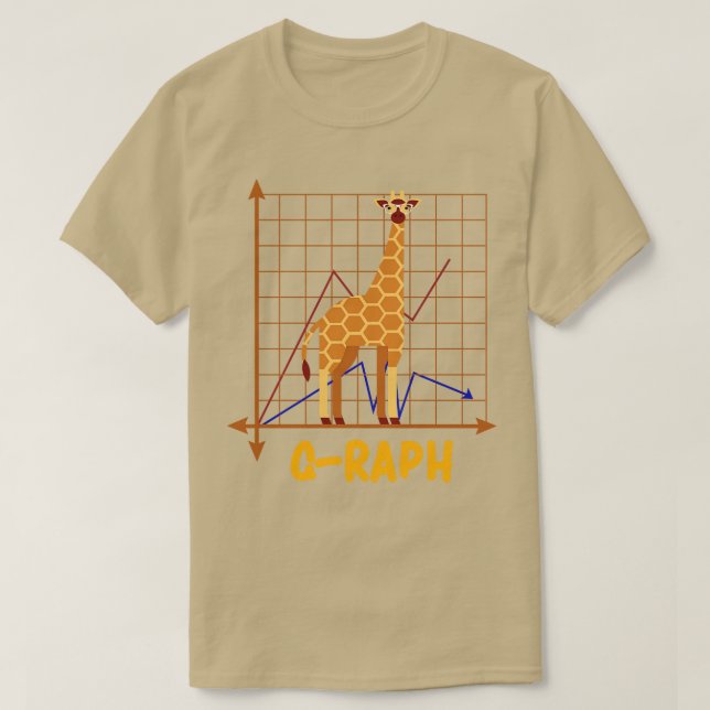 GRaph Funny Giraffe Art Loving Animal Manar Women  T Shirt (Design framsida)