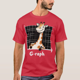 Graph Mathamatic Giraffe T Shirt