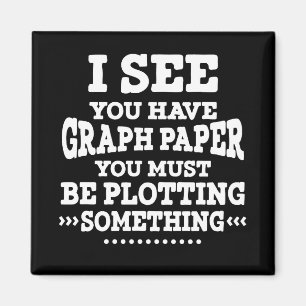 Graph Papper Plotting Nåt Pun Math Teacher Magnet