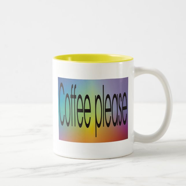 Graphic1coffee-kopp #2 Två-Tonad mugg (Höger)