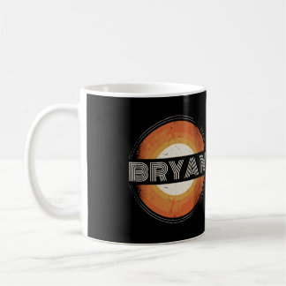 Graphic 365 First Namn Bryan Retro Personlig VI Kaffemugg