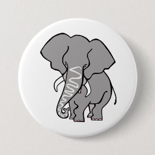 Graphic African ELEPHANT- Animal Lover Wildlife - Knapp