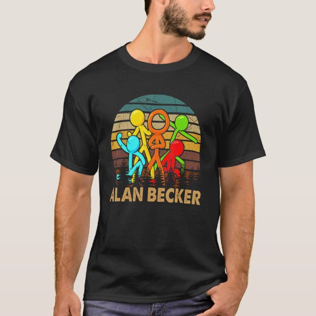 Graphic Alan Animation Beckers Merch Speler Gamer T Shirt (Framsida)
