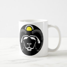 Graphic Aries Ram med Sol Kaffemugg