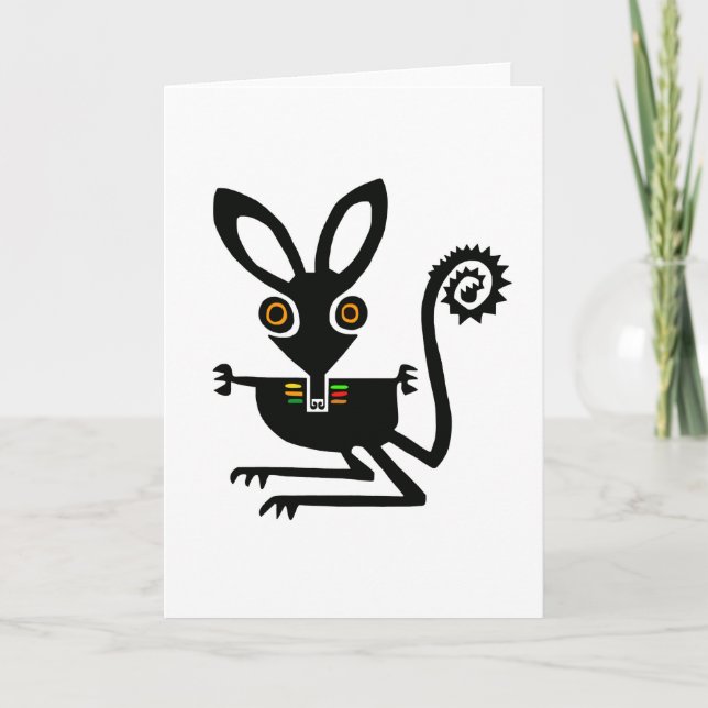 Graphic BILBY- Endangered Aussie animal - Kort (Framsida)