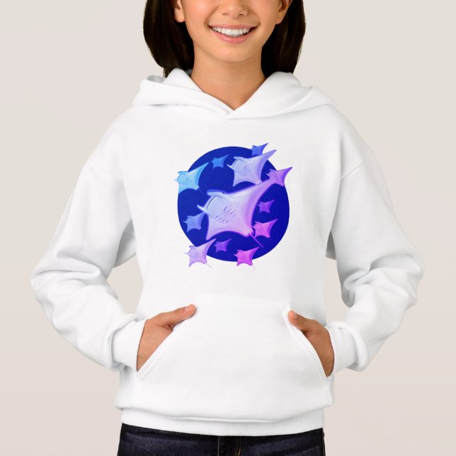 Graphic Design Manta Ray Älskare T Shirt (Framsida)