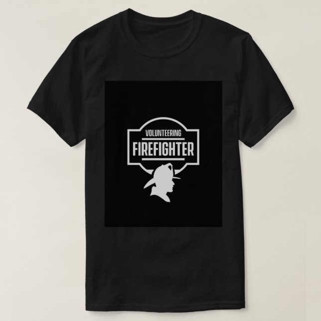 Graphic för Volunr-brandbekämpningsteamet T Shirt (Design framsida)
