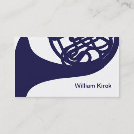 Graphic Fransk Horn och Trumpet Visitkort