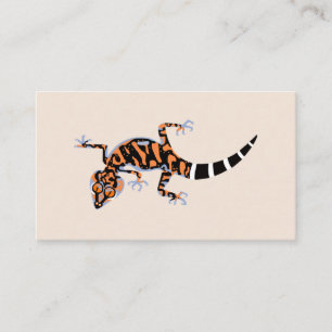 Graphic GECKO - reptile - lizard - animal Visitkort