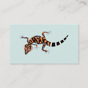 Graphic GECKO - reptile - lizard - animal Visitkort