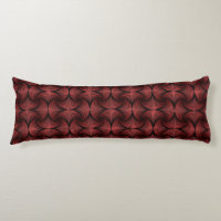 Graphic Geometric 3D Scallop Fläkt Red