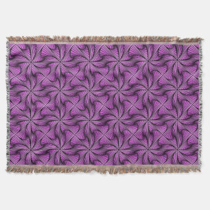Graphic Geometric 3D Spiral Twist Rosa Filt