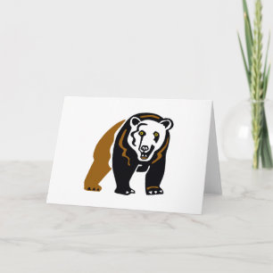 Graphic Grizzly BEAR - Conservation - Wildlife - Kort