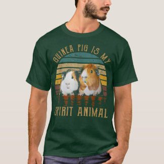 Graphic Guinea Gris är min sjörädda djurart. T Shirt