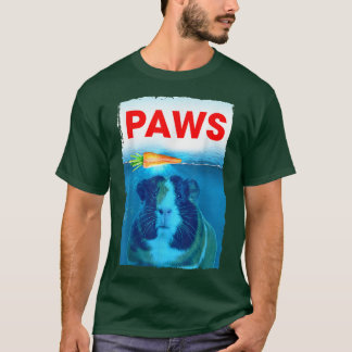 Graphic Guinea Pig Design PAWS Vintage Carrots Art T Shirt