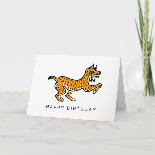 Graphic Iberian LYNX - Wildlife - Nature Kort (Framsida)