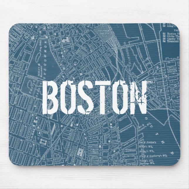 Graphic Karta i Boston Musmatta (Framsidan)