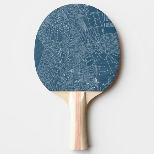 Graphic Karta i Boston Pingisracket (Framsidan)