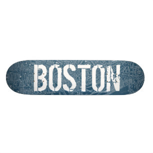 Graphic Karta i Boston Skateboard Bräda 19,5 Cm