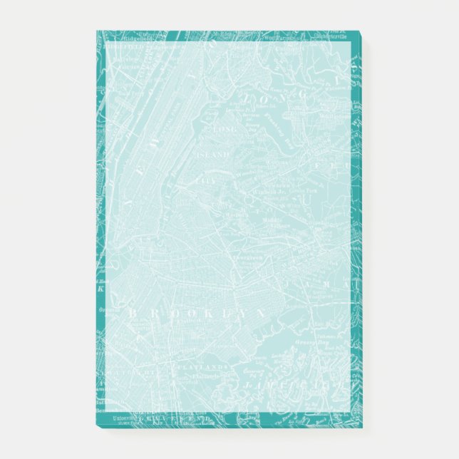 Graphic Karta i New York Post-it Block (Framsida)